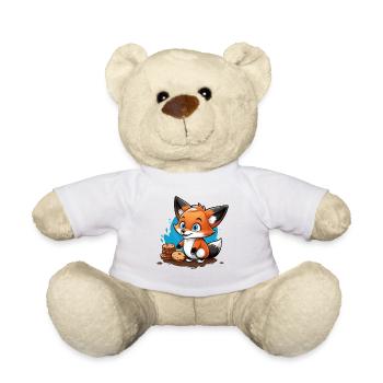 Fox Sweet Grimace - Teddy Bear - white - Front