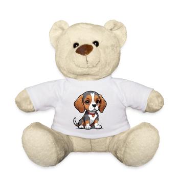 Beagle Love Pup - Teddy Bear - white - Front