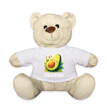 Schlafocado Chemise de nuit officielle - Nounours - blanc - Devant