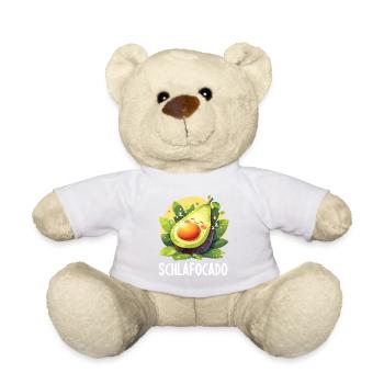 Schlafocado Chemise de nuit officielle - Nounours - blanc - Devant