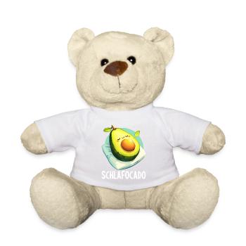 Schlafocado Chemise de nuit officielle - Nounours - blanc - Devant