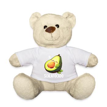 Schlafocado Chemise de nuit officielle - Nounours - blanc - Devant