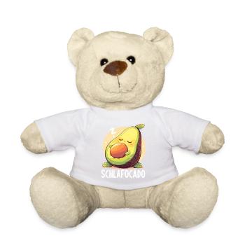 Schlafocado Chemise de nuit officielle - Nounours - blanc - Devant