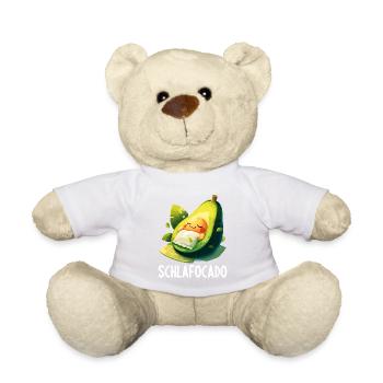 Schlafocado Chemise de nuit officielle - Nounours - blanc - Devant