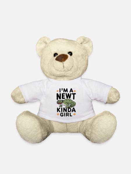 Witziger Molch Spruch - Teddy - Weiß
