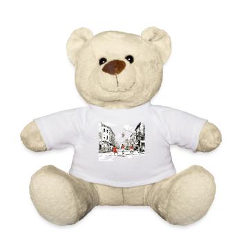 Basketballer Zubehör Basketball-spieler Vintage - Teddy - Weiß - Vorne