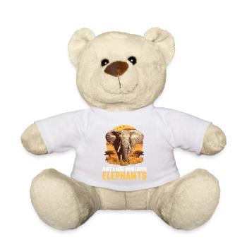 Éléphant Éléphant - Nounours - blanc - Devant
