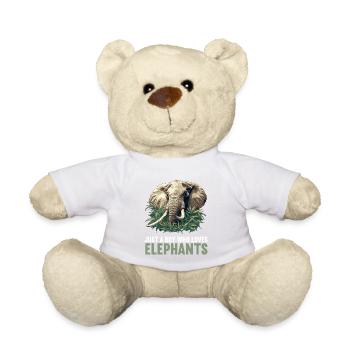 Elefanten Elefant - Teddy - Weiß - Vorne