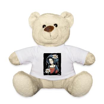 Butterflower Beauty: The Wise Woman - Teddy Bear - white - Front