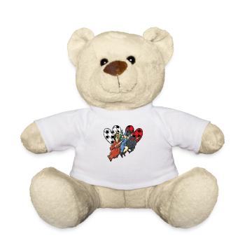 Hexen Zubehör Geschenkidee Okkulte Gothic Zauber - Teddy - Weiß - Vorne
