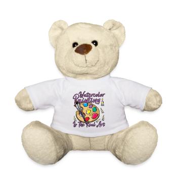 Cool Artist Aquarelle Le vrai cadeau de peinture d’art - Nounours - blanc - Devant