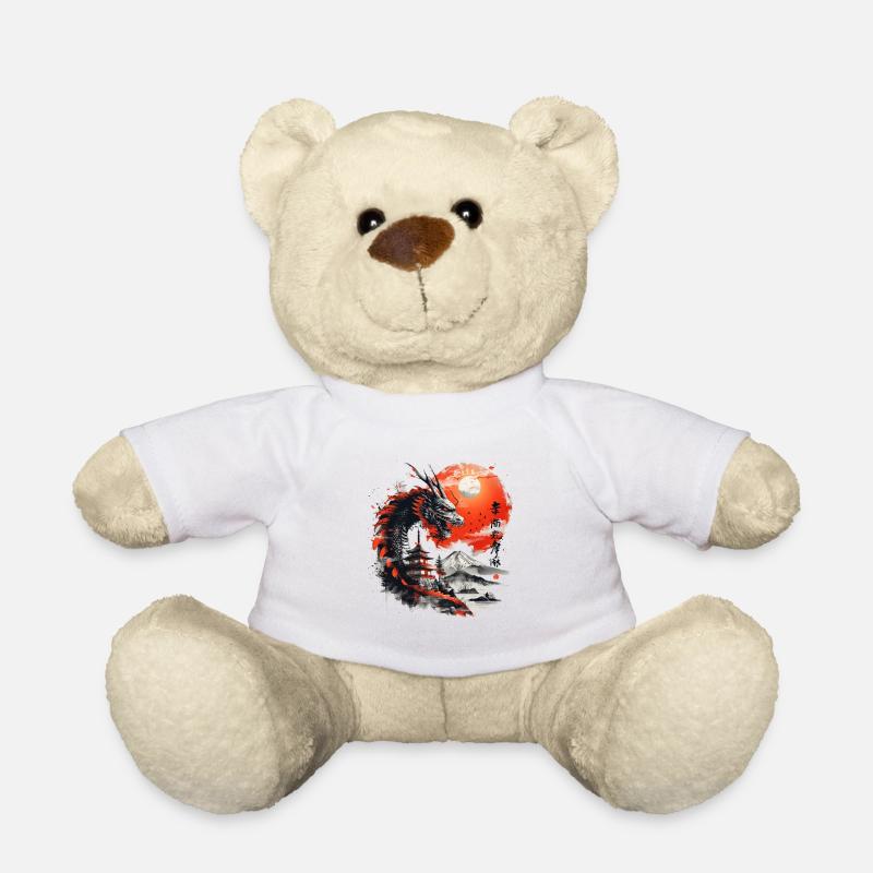Drache Japanisch - Teddy - Weiß