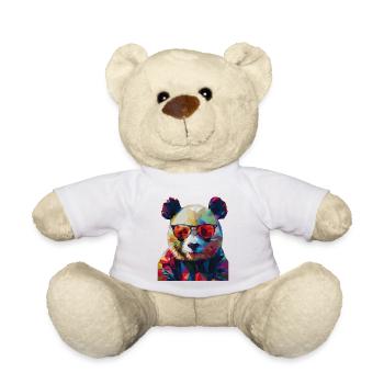 Geometric Panda 1 - Teddy - Weiß - Vorne