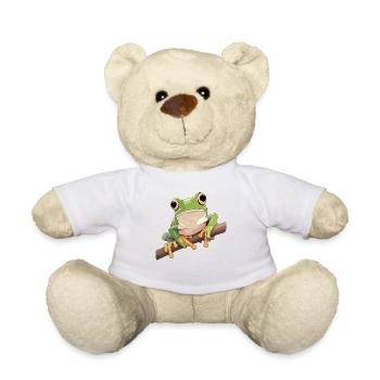 Tree Frog Baumfrösche Baumfrosch - Teddy Bear - white - Front