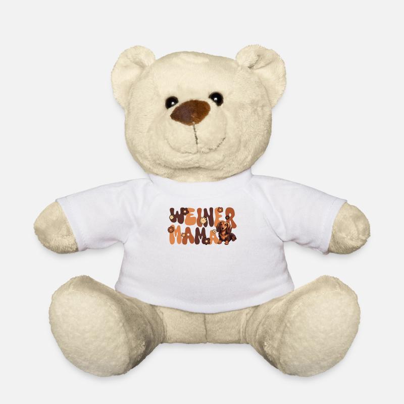 Dackel Groovy Weiner Mama - Teddy - Weiß