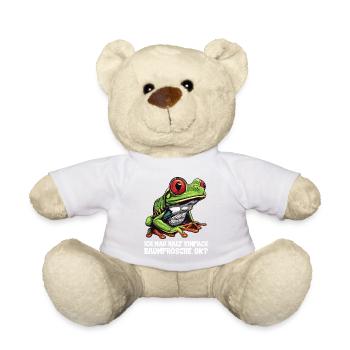 Tree Frog Baumfrösche Baumfrosch - Teddy Bear - white - Front
