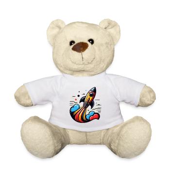 ROCKET - Teddy Bear - white - Front
