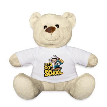 ALLONS À L’ÉCOLE - Nounours - blanc - Devant