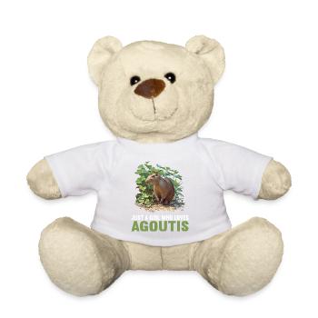 Agouti Agutis Aguti - Nounours - blanc - Devant