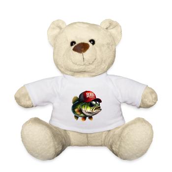 striped bass vibes - Teddy Bear - white - Front