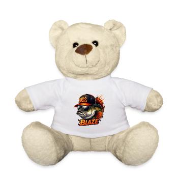 striped bass blaze - Teddy Bear - white - Front