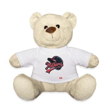 Parody Team of Baseball Milkman - Teddy Bear - white - Front