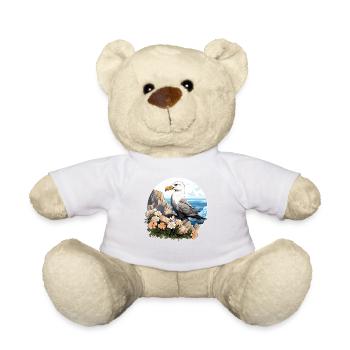 Albatross Albatrosse Albatros - Teddy Bear - white - Front