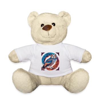Eule - Teddy - Weiß - Vorne