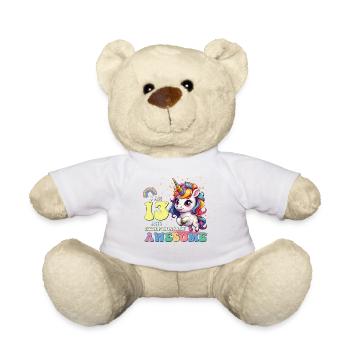 J'ai 13 ans et je suis géniale - Filles Enfants Licorne C'est mon - Nounours - blanc - Devant