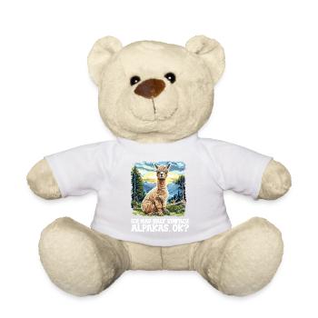Alpaga Alpagas Alpaga - Nounours - blanc - Devant