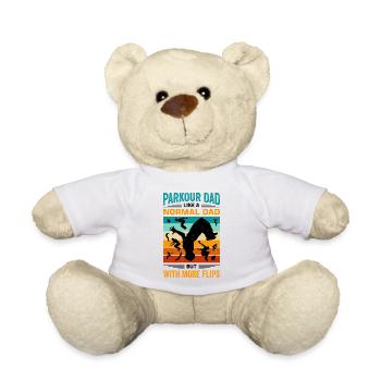 Drôle de dicton de parkour - Nounours - blanc - Devant