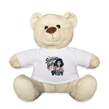 Summer Goth für Gothik Fans - Teddy - Weiß - Vorne
