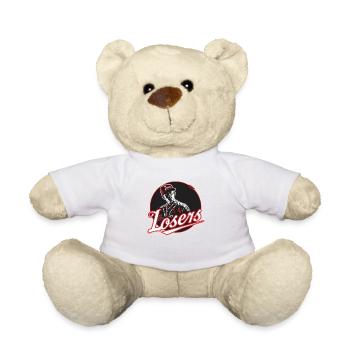 funny parody baseball loser team - Teddy Bear - white - Front