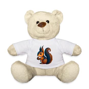 Écureuil - Nounours - blanc - Devant