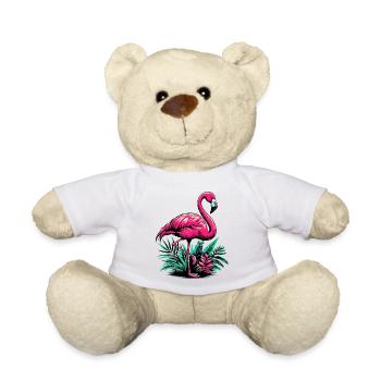 Flamingo - Teddy - Weiß - Vorne