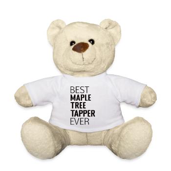 Bestes Ahorn-Klopfen Ahornbaum Ahornblatt - Teddy - Weiß - Vorne