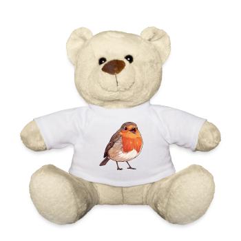 Robin Rotkehlchen - Teddy - Weiß - Vorne