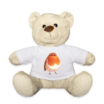 Robin Rotkehlchen - Teddy - Weiß - Vorne
