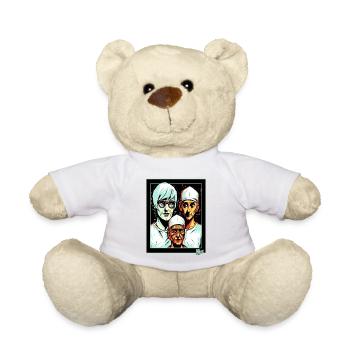 Pop Art and Doctors of Horror - Teddy Bear - white - Front