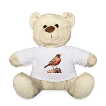 Robin Rotkehlchen - Teddy - Weiß - Vorne