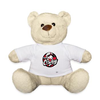 Jolie fille en casquette de baseball : Cosplay d’équipe - Nounours - blanc - Devant