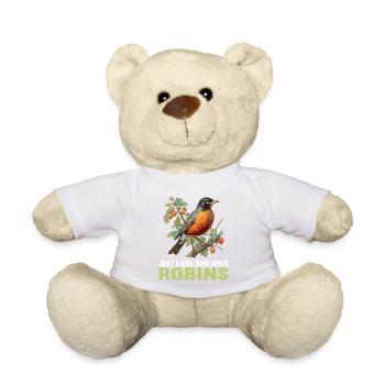 Robin Rotkehlchen - Teddy - Weiß - Vorne
