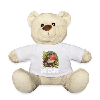 Robin Rotkehlchen - Teddy - Weiß - Vorne