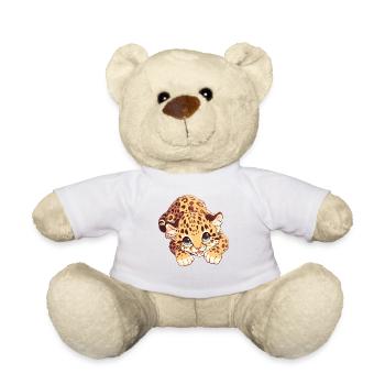 Amur Leopard Amurleoparden Amurleopard - Teddy Bear - white - Front