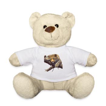 Amur Leopard Amurleoparden Amurleopard - Teddy Bear - white - Front