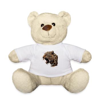 Amur Leopard Amurleoparden Amurleopard - Teddy Bear - white - Front