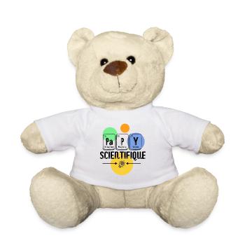 Papy scientifique - Nounours - blanc - Devant
