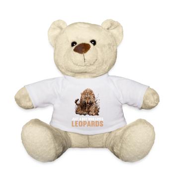 Léopard léopard - Nounours - blanc - Devant