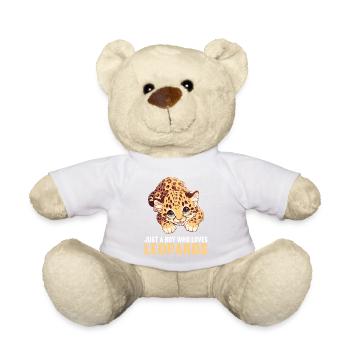 Léopard léopard - Nounours - blanc - Devant