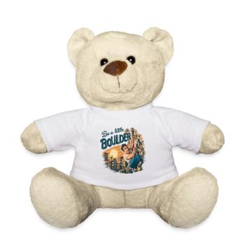 Motivierendes Felsklettern Urbanes Abenteuer - Teddy - Weiß - Vorne